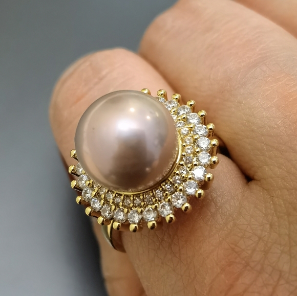 freshwater pearl ring - Picture 5 of 6